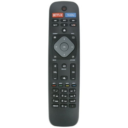 PHI-958 Remote Control Replacement for Philips SMART TV URMT39JHG003 YKF340001