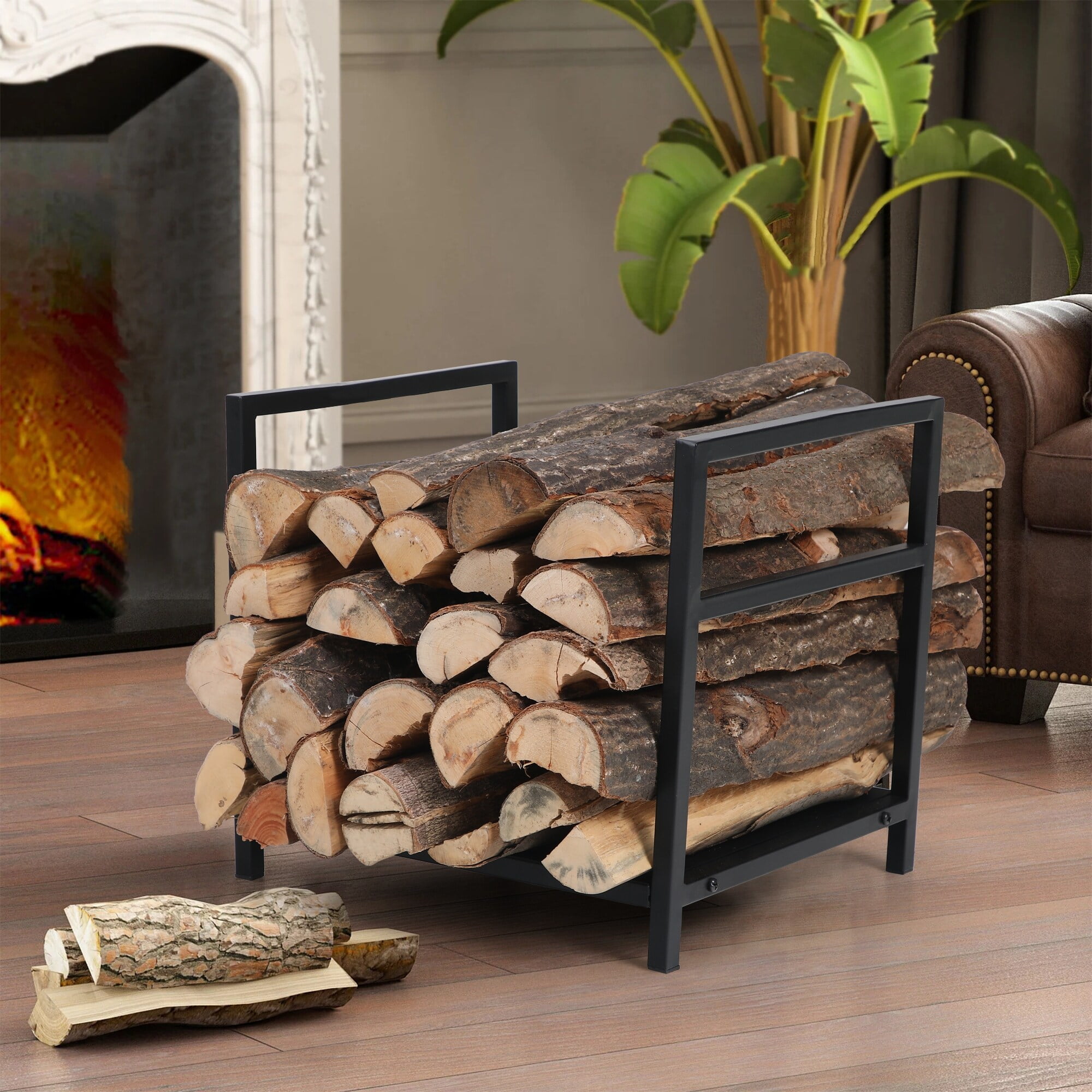 Fire Wood Holder Indoor Log Box With Lid Storage Ideas Indoor