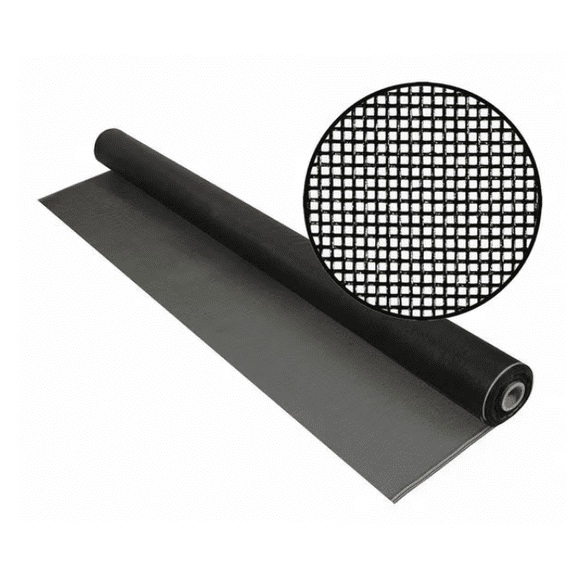 PHIFER Window Door Screen Replacement Fiberglass Mesh 84" x 25 ft Charcoal 20x20 Screen Roll