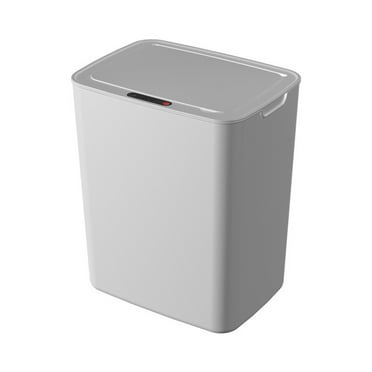 PHIGZNT 3.7 Gallon Automatic Touchless Garbage Can, Small Motion Sensor Smart Trash Can, Slim Waterproof Trash Bin for Bedroom, Bathroom, Office, Living Room White One Size