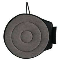 PHIGZNT 360 Degree Swivel Seat Cushion Rotating Swivel Car Seat Cushion Lumbar Support Pillow for Car Chair and Seat Swivel Car Chair Pad (Black)