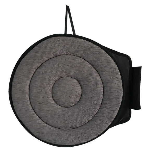 PHIGZNT 360 Degree Swivel Seat Cushion Rotating Swivel Car Seat Cushion Lumbar Support Pillow for Car Chair and Seat Swivel Car Chair Pad (Black)