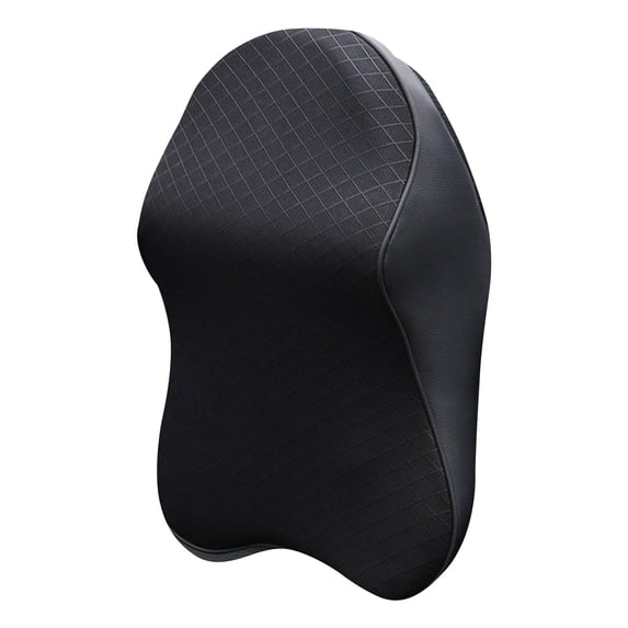 PHIGZNT Car Neck Pillow with Adjustable Strap for Neck Pain Relief/Driving, 100% Memory Foam & Breathable Removable Cover, Ergonomic Design - Super Soft Travel Car Headrest Pillow for neck support