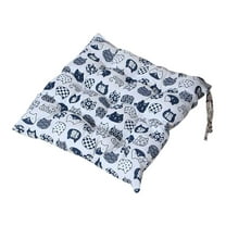 PHIGZNT Chair Cushions for Dining Chairs 1 Pack, Memory Foam Chair Cushion with Ties and Non Slip Backing, 15.5 x 15.5 Inches Tufted Chair Pads for Dining Chairs(Brown)