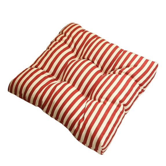 PHIGZNT Chair Cushions for Dining Chairs, 17" x 17" Non-Slip Kitchen Chair Pads with Adjustable Ties, Memory Foam Indoor Chair Cushions for Dining Room, Chocolate (Pack of 1)