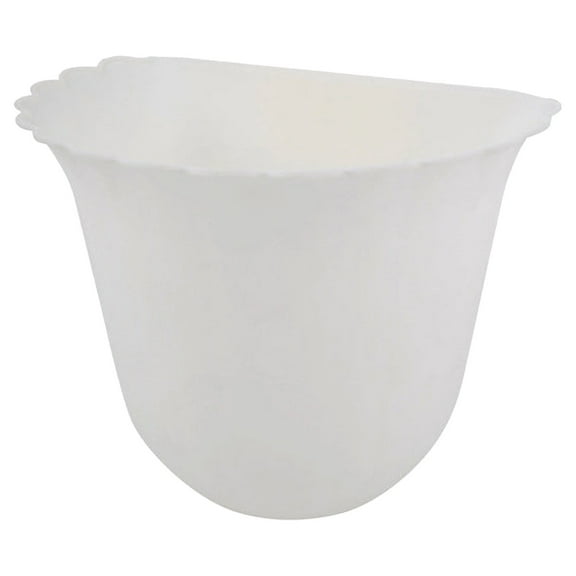 PHIGZNT Hanging Trash Can, 1.5 Gallon/5.5l Small Trash Can for Kitchen Cabinet Door or Under Sink, Bathroom Garbage Can, Food Waste Bin White One Size