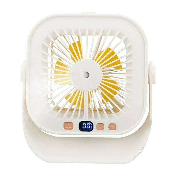 PHIGZNT High Speed Portable Camping Fan Rechargeable Fan, Oscillation Fan with Remote Control, and LED Light Battery Powered Fan Outdoor Fan with Camping Essentials Accessories for Patio, Tent