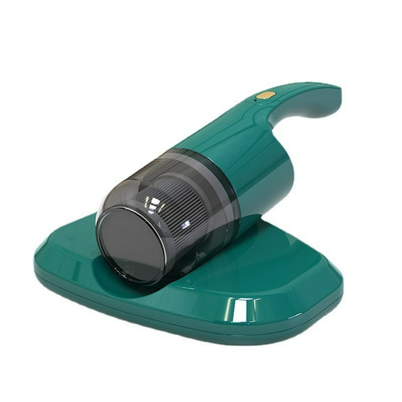 PHIGZNT Mattress Vacuum Cleaner with Dust Sensor, Anti-allergen Bed Vacuum Cleaner with UV & Ultrasonic and High Heating, 13Kpa Suction 500W Powerful Double-Cup Handheld Vacuums Green One Size