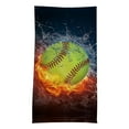 thumbnail image 1 of PHIGZNT Microfiber American Flag Baseball Beach Towel 4th of July - 30"x60" Large Beach Towel Cool Quick Fast Dry Absorbent Lightweight Sand Free Bath Towels, 1 of 5