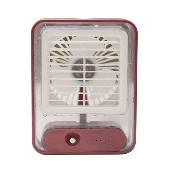 PHIGZNT Portable Air Conditioners Fan, 3 Speeds Rechargeable Evaporative Personal Air Cooler With 5000 mAh Battery &2-8H Timer, 7 Colors LED Light Mini Cooling Fan for Room, Office, Car(White)