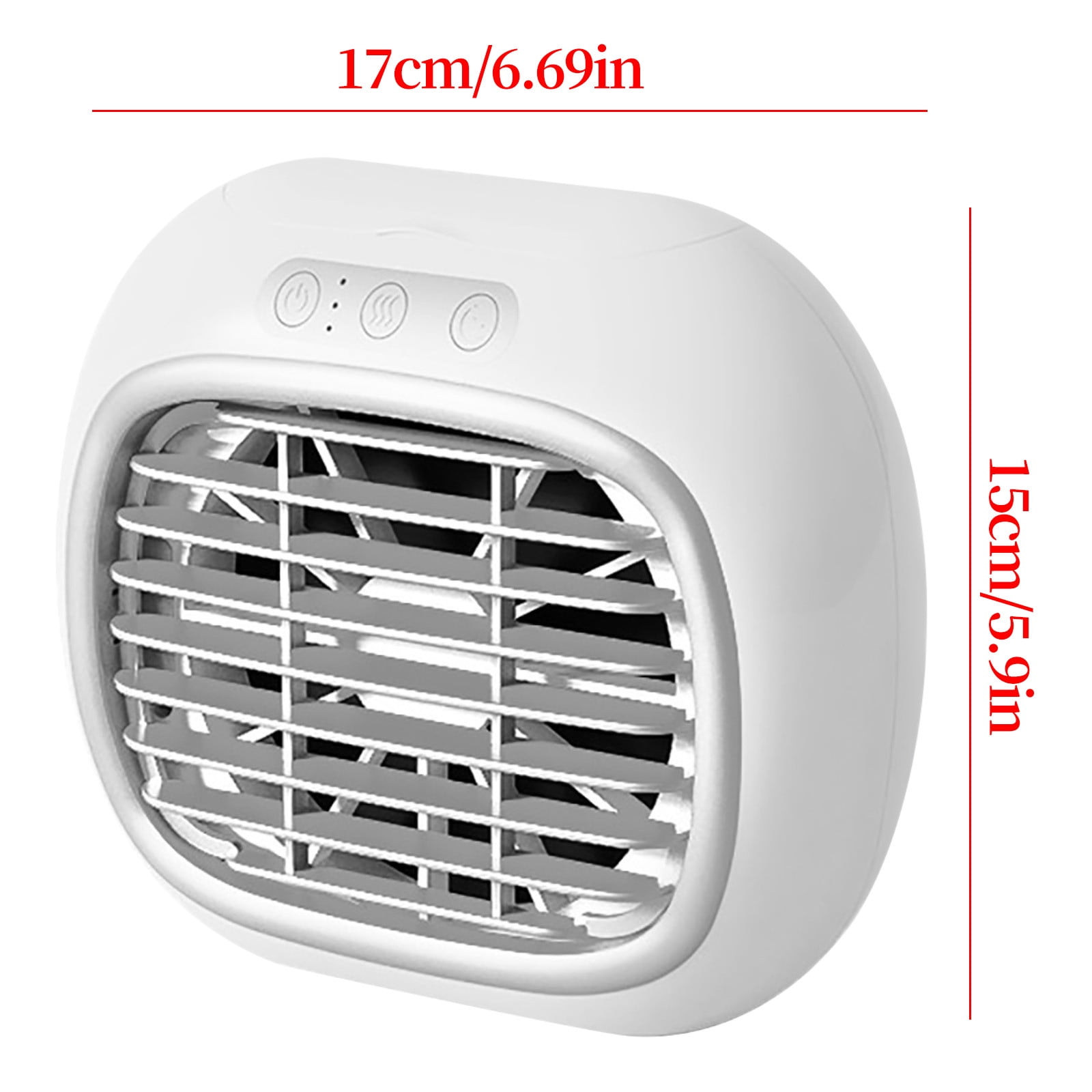 PHIGZNT Portable Desk Fan,11 Inch Misting fan, 2 Mist mode, 3 Speed