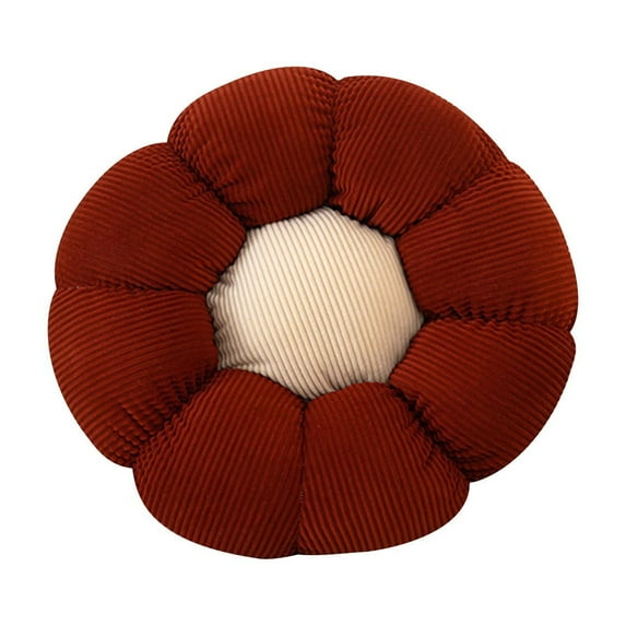 PHIGZNT Solid Color Floor Pillow Cushion Set of 1 Round Seat Cushions for Outdoor Chairs Living Room Sofa Balcony Meditation Yoga Tatami Seating Cushion 20 Inch White