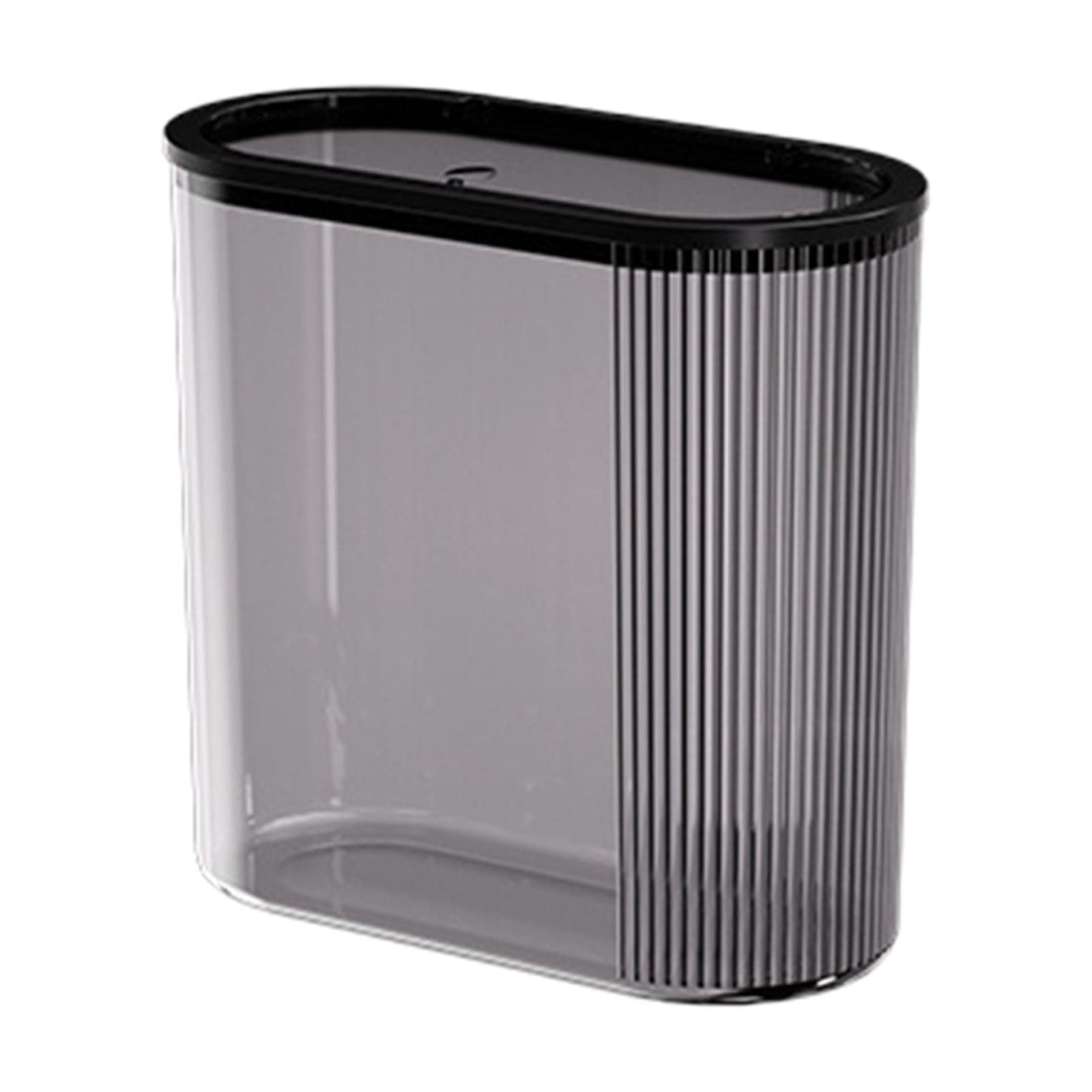 Begzeat Bathroom Trash Can With Lid, 4.0 Gallon / 15 Liter Small Garbage Can With Press Top Lid Plastic Wastebasket Pop Up Lid Toilet Office Bedroom Living Room W - View #6