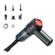 PHIGZNT Wireless Car Vacuum Cleaner, 15KPa Powerful Suction Handheld Car Vaccum Cleaner, Mini Cordless Dusts Buster with Lighter Plug & Multi Nozzles for Car Home Office Blank
