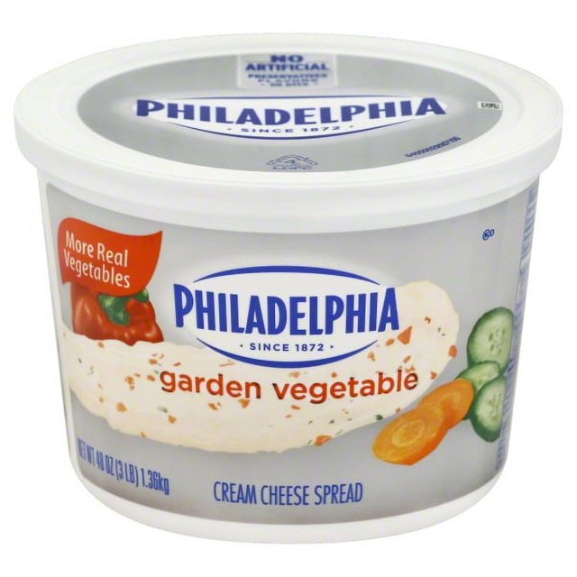 PHILADELPHIA CREAM CHEESEBRICK GARDEN VEGETABLE