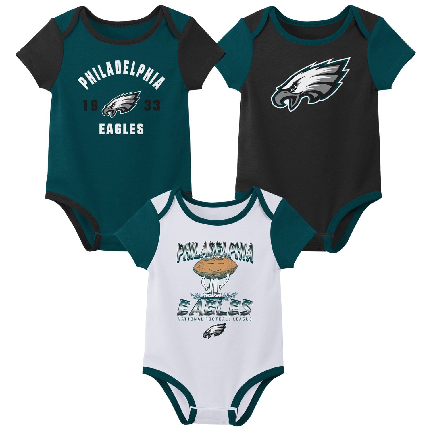 PHILADELPHIA EAGLES NFL Boys Onesie Game Day Fan Apparel