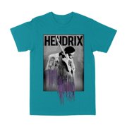 PHILCOS Mens Hendrix Graphic T-Shirt, Blue, Large
