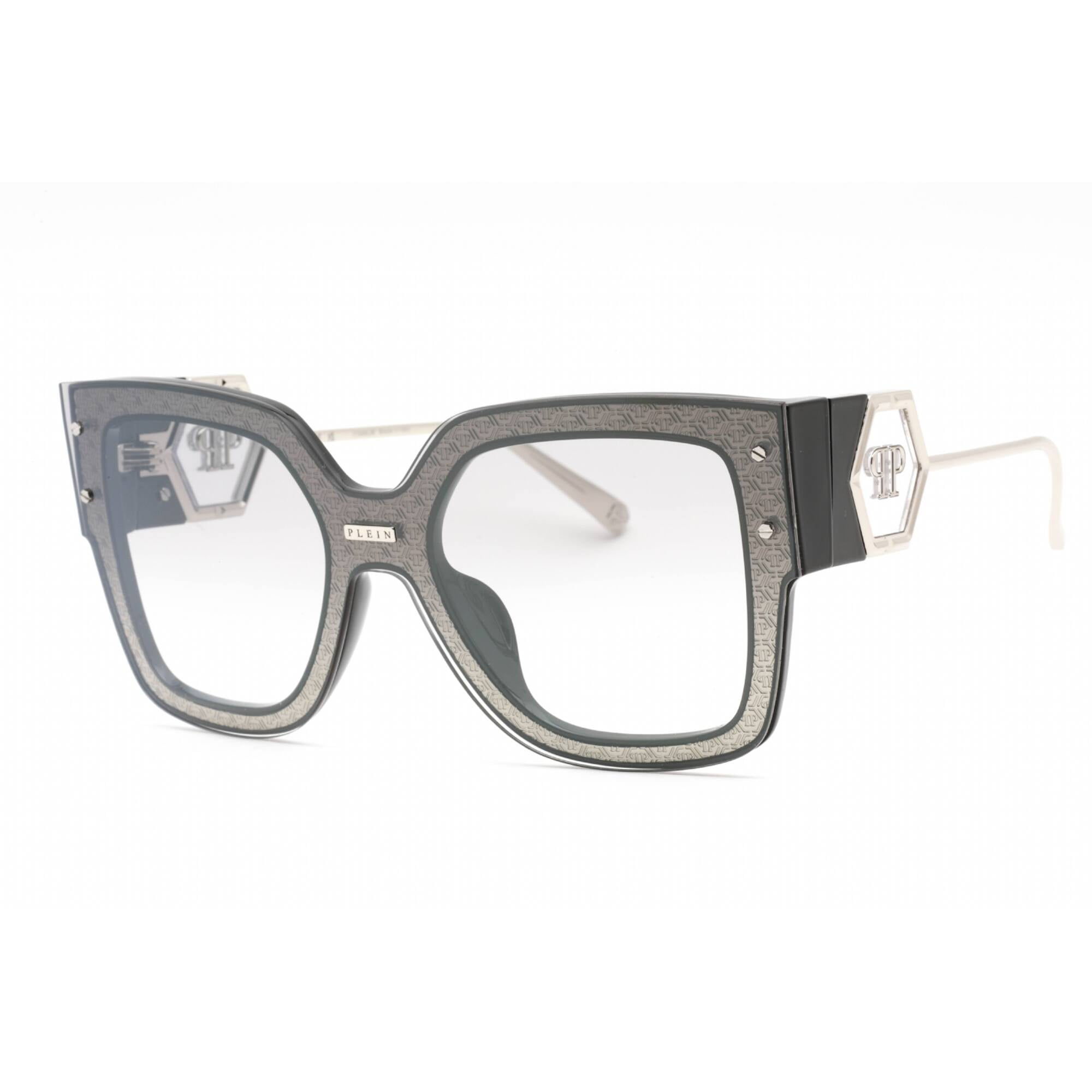 Philipp Plein SPP041M Z42X Square Sunglasses – Black / Silver Philipp Plein - Spp044 Plein Dark Shapes Sunglasses for Men  main image 3