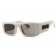 Philipp Plein SPP149 0L46 54mm Rectangle Sunglasses Unisex Matte Grey