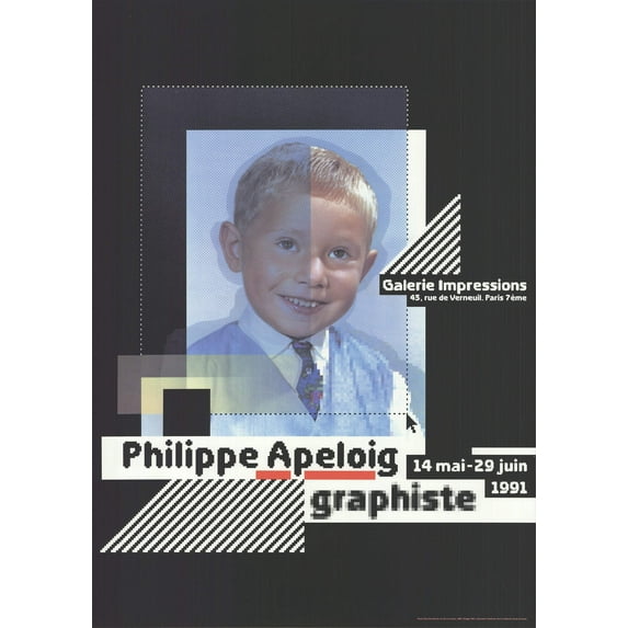 PHILIPPE APELOIG Expo 91- Galerie Impressions, 1991