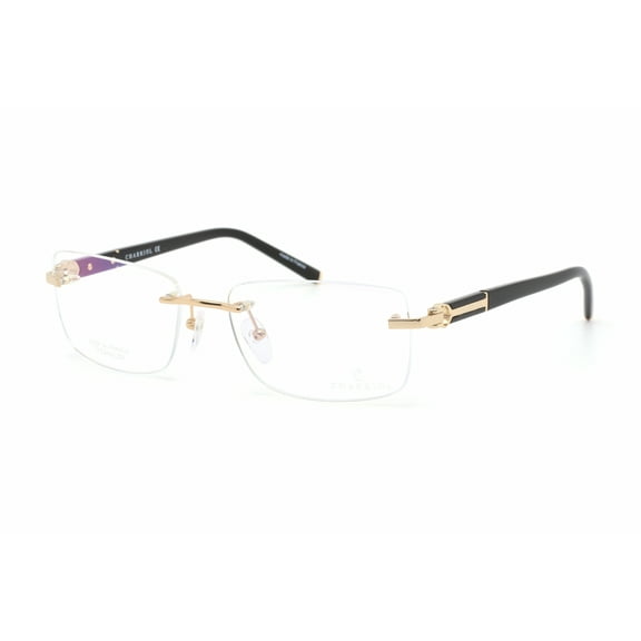 PHILIPPE CHARRIOL PC75076-C01-58 Eyeglasses Size 58mm 18mm 0mm Gold