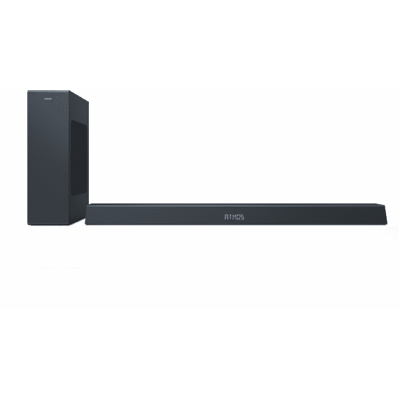 PHILIPS B8405 Soundbar with Wireless Subwoofer Dolby Atmos, 2.1 Channel, Bluetooth, HDMI ARC, DTS Play-Fi, Voice Control Ready, Easy Setup Immersive Home Theater Audio Experience