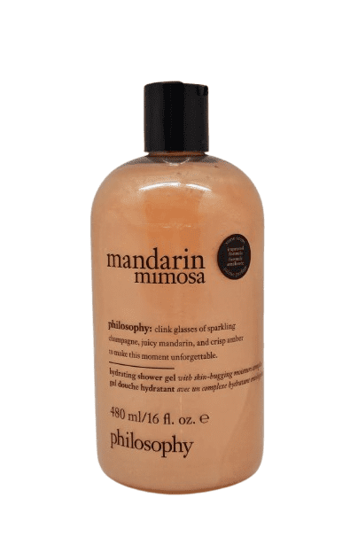 PHILOSOPHY 3 IN 1 Shampoo Shower Gel Bubble Bath 16 fl oz Each ~ Mandarin Mimosa