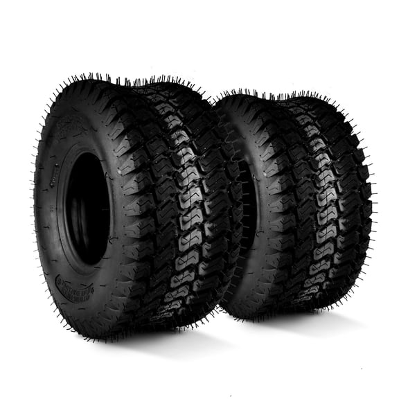 PHILTOP 15x6-6 ATV Tire 4PLY All Terrain Season Tire Off Road Mud Tire for ATV UTV, Go kart, Club Car, Tractor Lawn Mower, Golf Cart, Pattern# Z-160 2 Pack