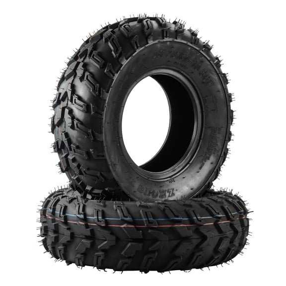 PHILTOP 23x7-10 ATV Tire 6PLY All Terrain Season Tire Off Road Mud Tire for ATV UTV, Go kart, Club Car, Tractor Lawn Mower, Golf Cart, Pattern# Z-183 2 Pack