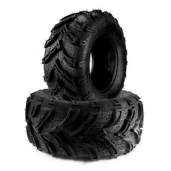 PHILTOP 25x10-12 ATV Tire 6PLY All Terrain Season Tire Off Road Mud Tire for ATV UTV, Go kart, Club Car, Tractor Lawn Mower, Golf Cart, Pattern# Z-120 2 Pack