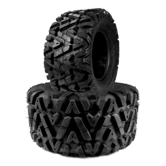 PHILTOP 26x11-12 ATV Tire 6PLY All Terrain Season Tire Off Road Mud Tire for ATV UTV, Go kart, Club Car, Tractor Lawn Mower, Golf Cart, Pattern# Z-199 2 Pack