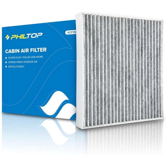PHILTOP HEPA Cabin Air Filter w/Activated Carbon, Compatible with CF10285 Toyota RAV4, Camry, Corolla, Highlander, Prius, Sienna, 4Runner, Tundra, Yaris, Avalon, Prius V, Venza, Matrix, Prius C