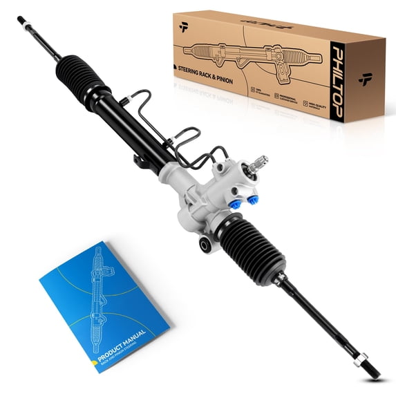 PHILTOP Hydraulic Power Steering Rack and Pinion Fit for 2001 2002 2003 RAV4 2.0L Replace 262612