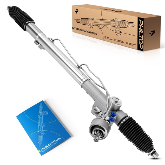 PHILTOP Hydraulic Power Steering Rack and Pinion for 1998-2005 Passat, 1996-2001 A4 Quattro/A4, 2000-2002 S4 Replace# 26-9006