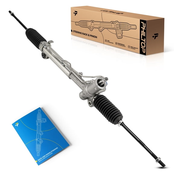 PHILTOP Power Steering Rack and Pinion Compatible with Buick Lucerne 2006-2008 3.8L, Lucerne 2009-2011 3.9L, Hydraulic Rack and Pinion Replace 22-1032