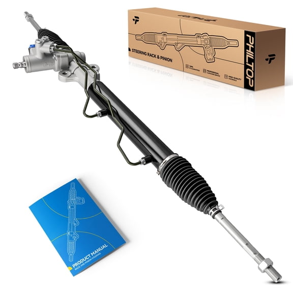 PHILTOP Power Steering Rack and Pinion Compatible with Kia Sportage 2005-2010 All Models, Hyundai Tucson 2005-2009 All Models, Hydraulic Rack and Pinion Replace 26-2416