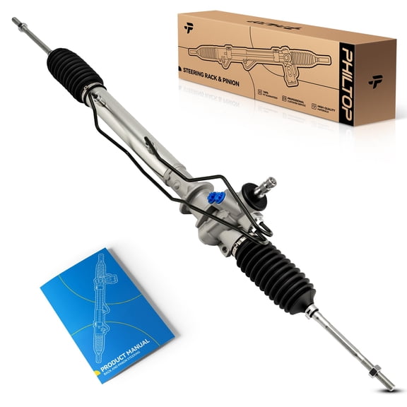 PHILTOP Power Steering Rack and Pinion Compatible with Nissan Sentra 1995-1999 All Models, 200SX 1995-1998 All Models, Hydraulic Rack and Pinion Replace 26-1882