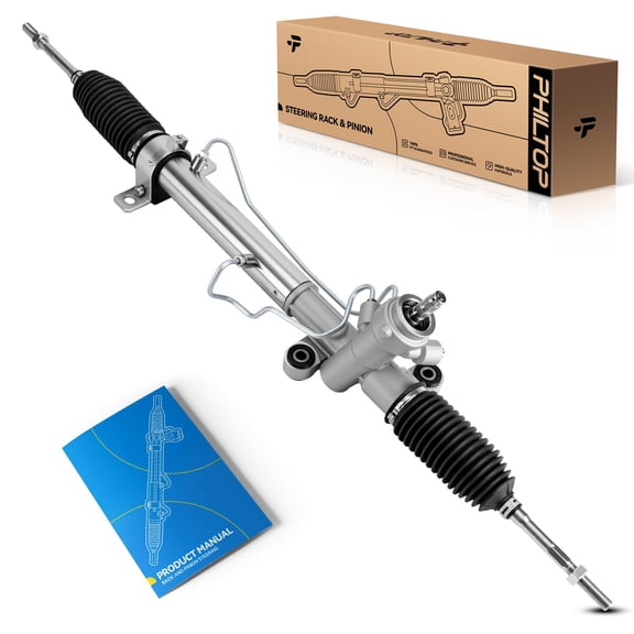 PHILTOP Power Steering Rack and Pinion Compatible with Toyota Corolla 2003 2004 2005 2006 2007 2008 All Models, Hydraulic Rack and Pinion Replace 26-2613