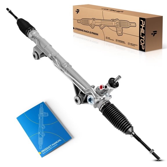 PHILTOP Power Steering Rack and Pinion Compatible with F-150 2009-2010 5.4L, F-150 2009-2010 4.6L, Hydraulic Rack and Pinion Replace 22-2038