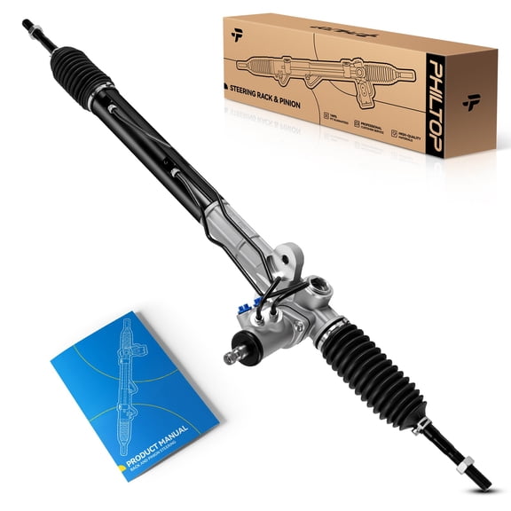 PHILTOP Power Steering Rack and Pinion Compatible with Hyundai Santa Fe 2007 2008 2009 All Models, Hydraulic Rack and Pinion Replace 26-2425