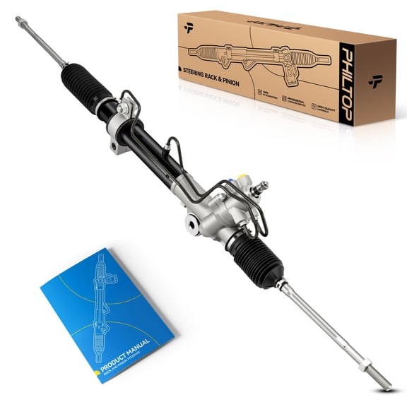 PHILTOP Power Steering Rack and Pinion Compatible with Maxima 2004-2008 All Models, Altima 2002-2006 3.5L, Hydraulic Rack and Pinion Replace 26-3014