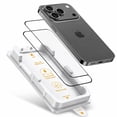 thumbnail image 1 of PHLARE 2 Pack ESD Anti-Static Tempered Glass Screen Protector for iPhone 17 Pro Max 6.9 Inch with Magic Box Installation Tray, 9H Shatter-Proof HD Clear, Anti-Fingerprint Bubble, 1 of 7