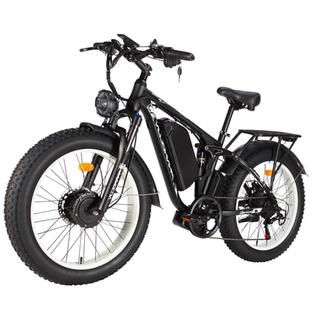 PHNHOLUN Seeker24 Commuter Bike Adults,Maximum 170 NM,Dual Motors,20mph,24' Tires,52V,25Ah,UL2849