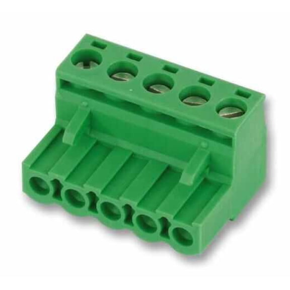 PHOENIX CONTACT - Plug, Free, Right Angle, 5.08mm, 5 Way