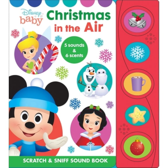 Disney Baby: Christmas in the Air Scratch and Sniff Sound Book (Board Book)
