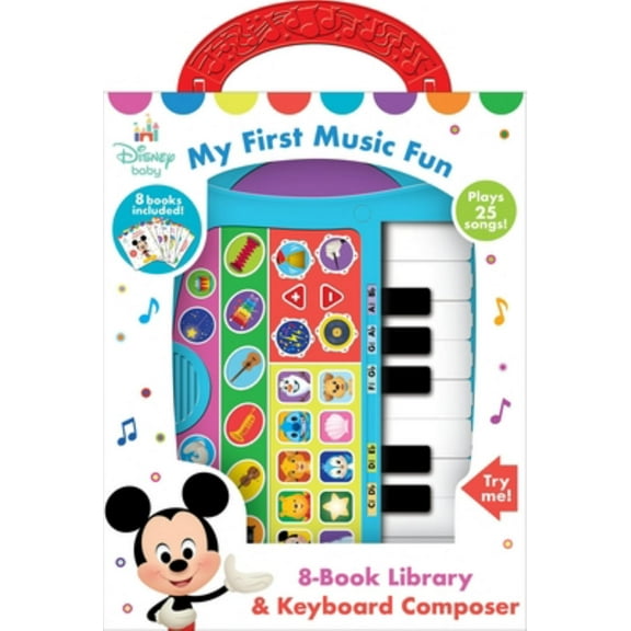 PHOENIX INTL: Disney Baby: My First Music Fun 8-Book Library and Keyboard Composer Sound Book Set (Hardcover)