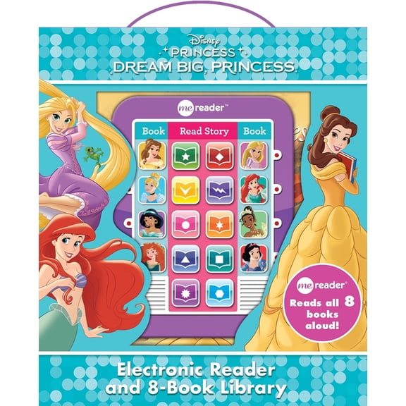 Disney Princess: Dream Big, Princess Me Reader Electronic Reader and 8-Book Library Sound Book Set (Hardcover)