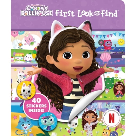 DreamWorks Gabby's Dollhouse: First Look and Find (Hardcover)