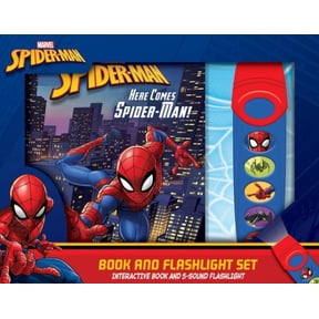 Marvel Spider-Man: Here Comes Spider-Man! Book and 5-Sound Flashlight Set (Hardcover)
