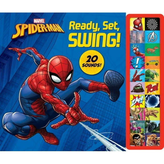 PHOENIX INTL: Marvel Spider-Man: Ready, Set, Swing! Sound Book (Hardcover)